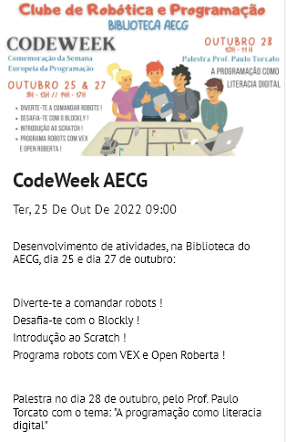 Code Week 22 23